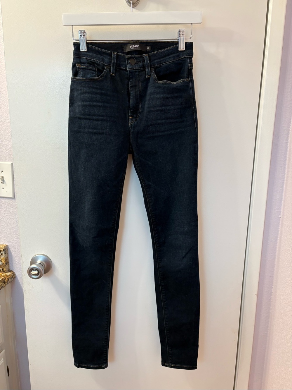 Hudson Barbara High Rise Super Skinny Jeans Size 25 Like New